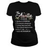 Flower The auntie code bedtime is whenever the answer is always yes shirt