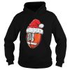 Football Ball Santa Christmas Shirt