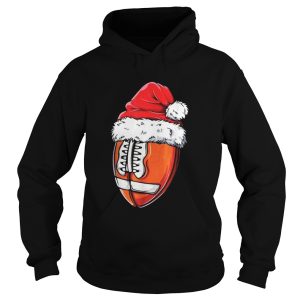 Football Ball Santa Christmas Shirt 1