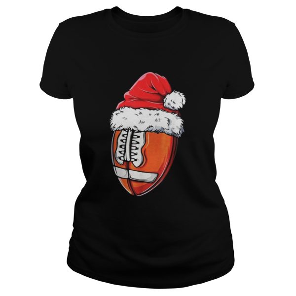 Football Ball Santa Christmas Shirt