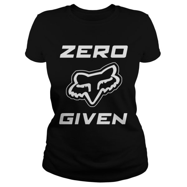 Fox Racing zero given shirt