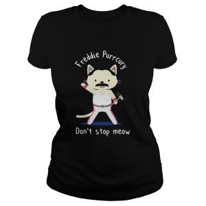 Freddie Mercury dont stop meow shirt 2