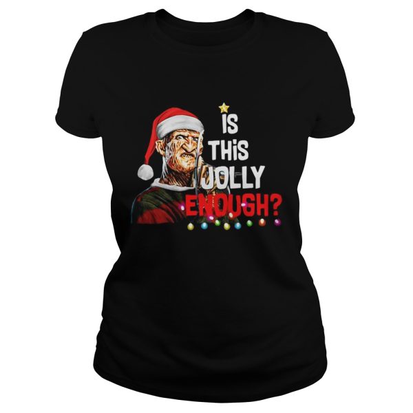 Freddy Krueger is this Jolly enough Christmas shirt