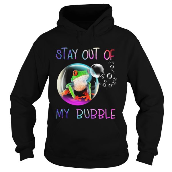 Frog stay out of my bubble shirt