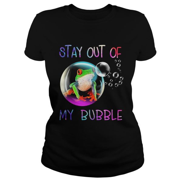 Frog stay out of my bubble shirt