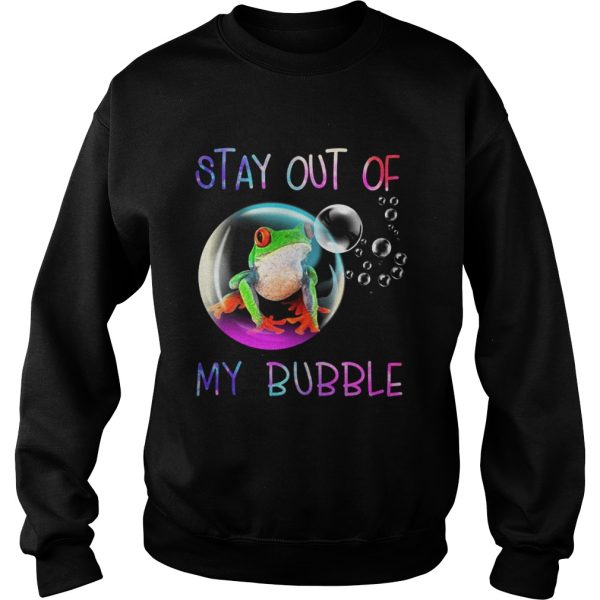 Frog stay out of my bubble shirt