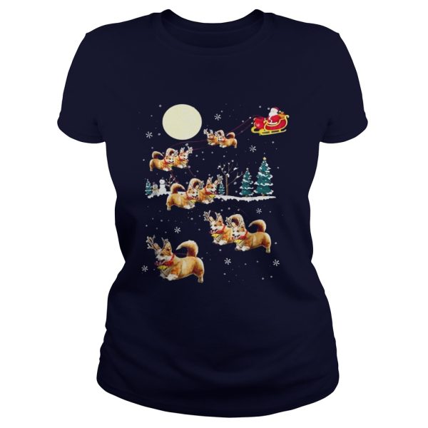 Funny Corgi Christmas TShirt