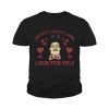 Funny Llama Pun Love Heart Meditation Yoga Shirt