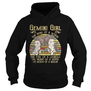 Gemini Girl The Soul Of A Witch Zodiac Pride Vintage T Shirt 1