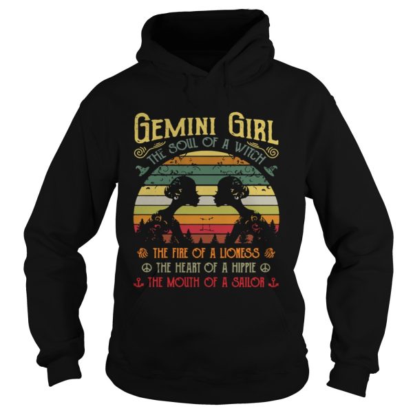 Gemini girl the soul of a witch the fire of a lioness shirt