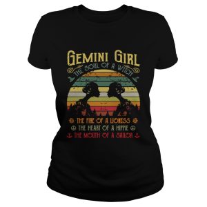Gemini girl the soul of a witch the fire of a lioness shirt 2