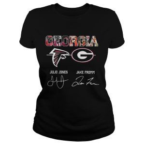 Georgia Julio Jones Jake Fromm Signature Shirt 2