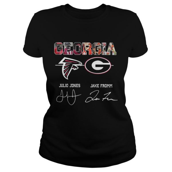 Georgia Julio Jones Jake Fromm Signature Shirt