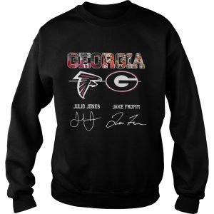 Georgia Julio Jones Jake Fromm Signature Shirt 3