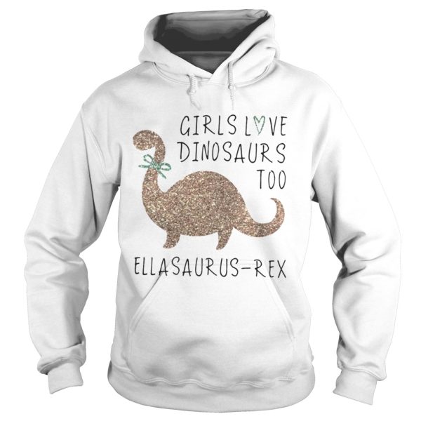 Girls love Dinosaurs too allosaurus rex shirt