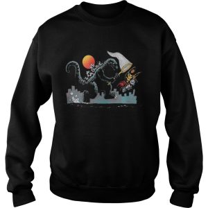 Godzilla catching Kaiju shirt 3