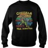 Godzilla says drugs are the real monster vintage shirt