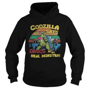 Godzilla says drugs are the real monster vintage shirt 2 Godzilla says drugs are the real monster vintage shirt 3