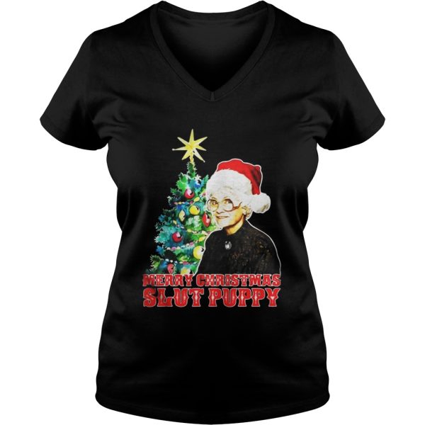 Golden Girls Merry Christmas Slut Puppy shirt