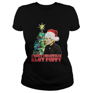 Golden Girls Merry Christmas Slut Puppy shirt 4