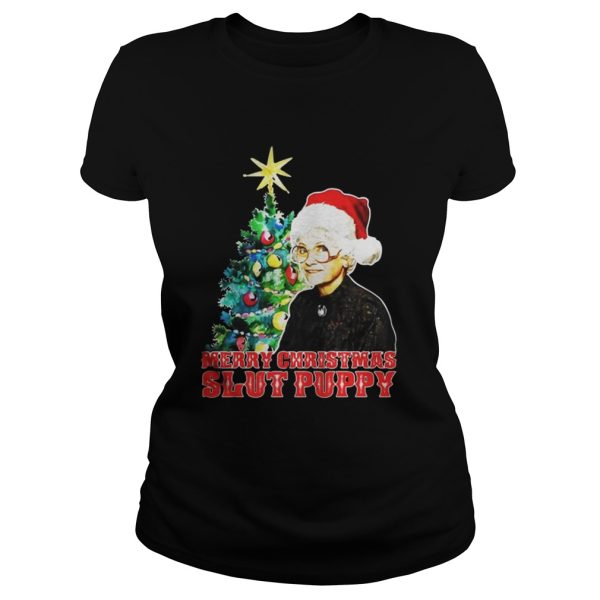 Golden Girls Merry Christmas Slut Puppy shirt