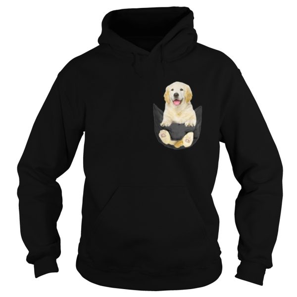 Golden Retriever in Pocket shirt