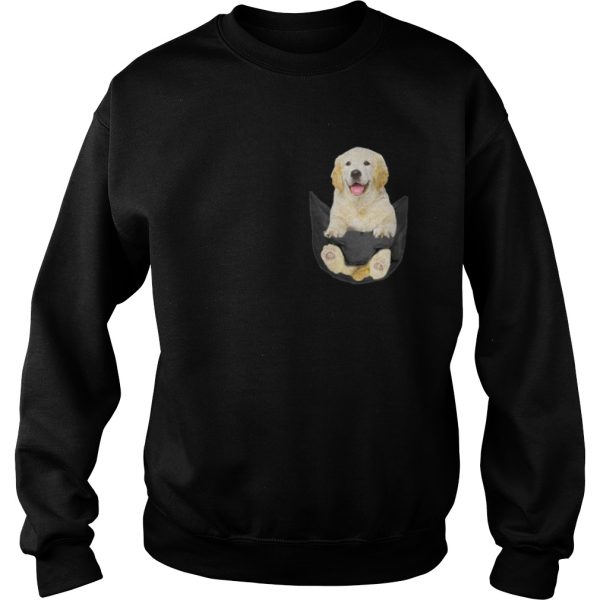 Golden Retriever in Pocket shirt