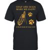 Golf And Dogs Make Me Happy Humans Make My Head Hurt Shirt