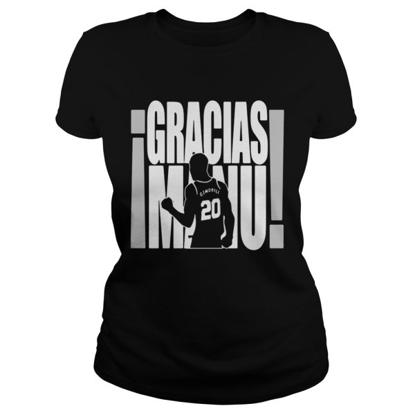 Gracias Manu Ginobili 20 shirt