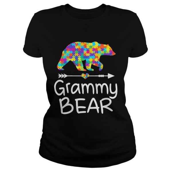 Grammy Bear Autism Awareness T-Shirt Autism Gift T-Shirt