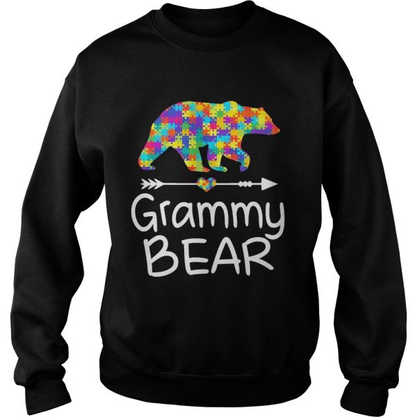 Grammy Bear Autism Awareness T-Shirt Autism Gift T-Shirt