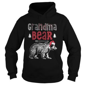 Grandma Bear Christmas Santa tshirt 1
