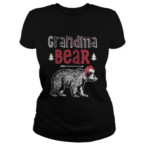 Grandma Bear Christmas Santa tshirt 2