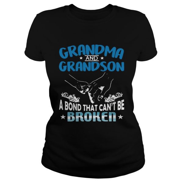 Grandma and grandson a bond that can’t be broken shirt