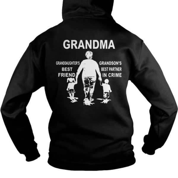 Grandma granddaughters best friend grandsons best partner in crime shirt