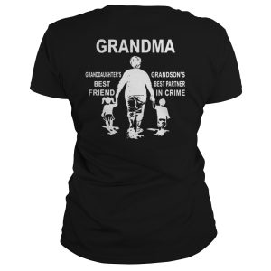 Grandma granddaughters best friend grandsons best partner in crime shirt 2