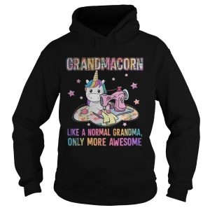 Grandmacorn like a normal grandma only more awesome shirt 2