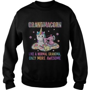 Grandmacorn like a normal grandma only more awesome shirt 3