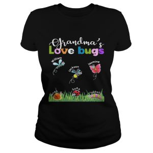 Grandmas love bugs William Jackson Jasmine Noah Sofia Isabella shirts 1