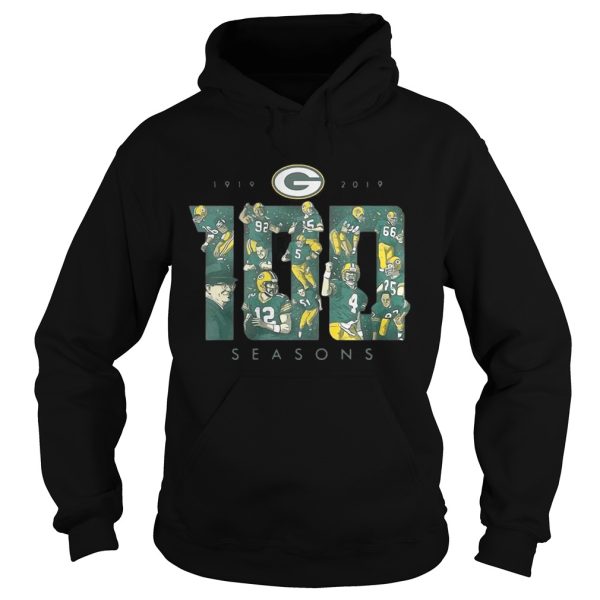 Green Bay Packers 100 seasons 1919-2019 shirt