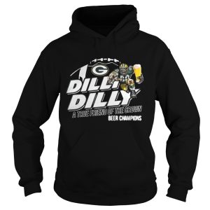 Green Bay Packers dilly dilly a true friend of the crown beer champions shirt 4