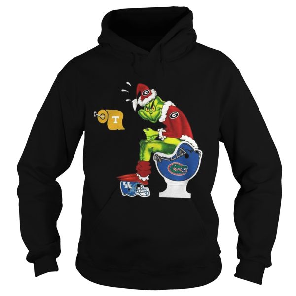 Grinch Georgia Bulldogs sit on Florida Gators shirt