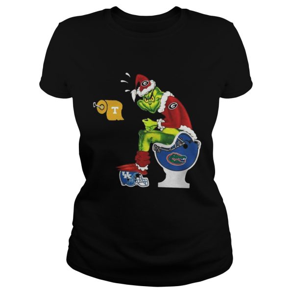 Grinch Georgia Bulldogs sit on Florida Gators shirt