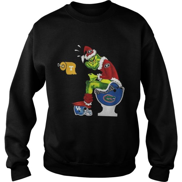 Grinch Georgia Bulldogs sit on Florida Gators shirt