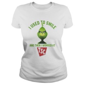 Grinch I used to smile and then I worked at Tractor Supply shirt 2