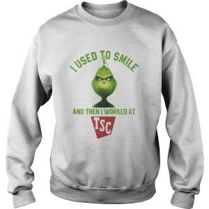 Grinch I used to smile and then I worked at Tractor Supply shirt 3