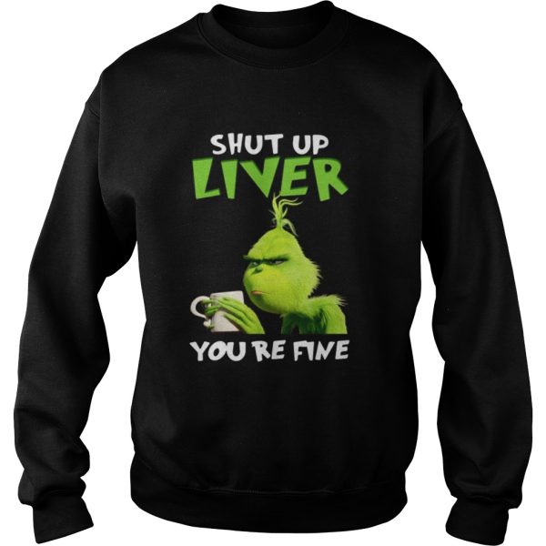 Grinch I will drink Dr Pepper here or there I will drink everywhere Christmas shirt