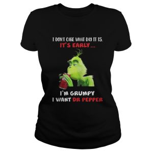 Grinch Im Grumpy I want Dr Papper Christmas shirt 1 Grinch Im Grumpy I want Dr Papper Christmas shirt 2