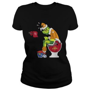 Grinch Santa Oklahoma State Cowboys toilet shirt 2