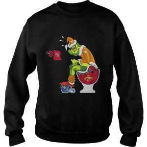 Grinch Santa Oklahoma State Cowboys toilet shirt 3